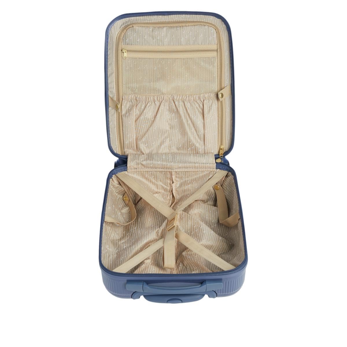 Samantha Brown 16"" Hardside Mini Spinner travel luggage, Olive Green