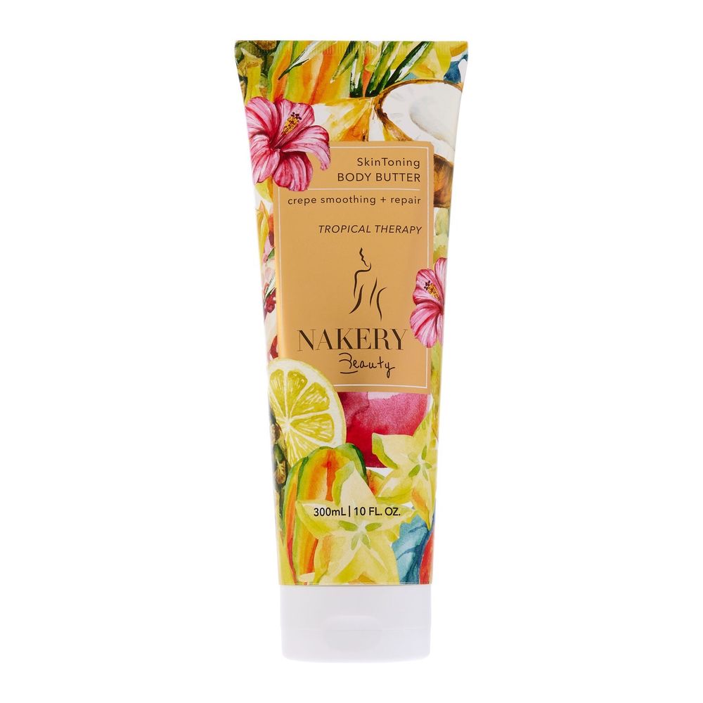 Nakery Skin Toning Body Butter CREPE SMOOTHING Tropical Therapy 10 oz SEALED