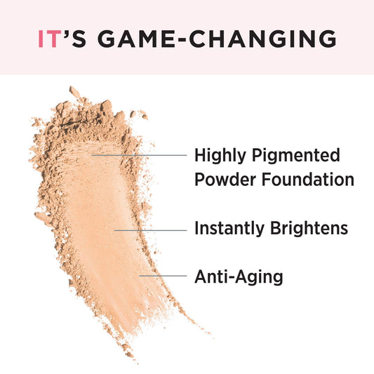 IT Cosmetics Celebration Foundation Illumination - Full-Coverage, Anti-Aging Powder Foundation - Blurs Pores, Wrinkles & Imperfections - 0.3 oz