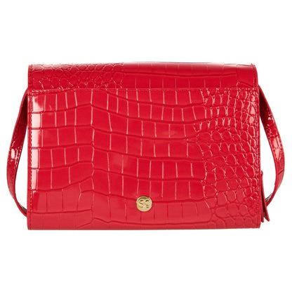 Samantha Brown To-Go Faux Croco Wallet Crossbody