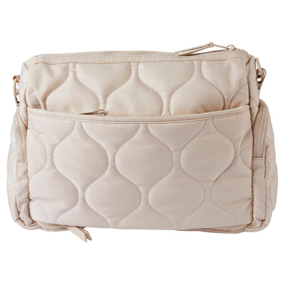 Samantha Brown To-Go Quilted Cargo Crossbody, Navy
