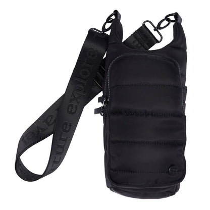 Samantha Brown Water Bottle Carier Quilted Crossbody