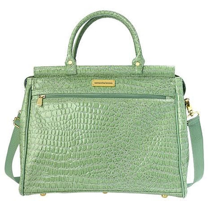 Samantha Brown Croco Dowel Bag