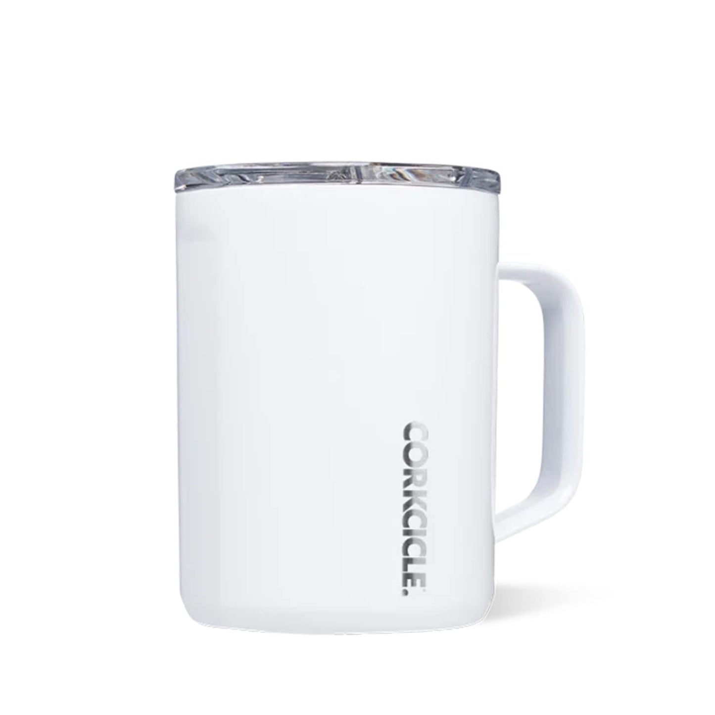 Corkcicle Origins Travel Coffee Mug - Triple Insulated Stainless Steel Cup with Handle for Tea, Hot Chocolate, Coffees, & More - Spill Proof, Reusable, BPA-Free, Dishwasher Safe - 475ml/16oz