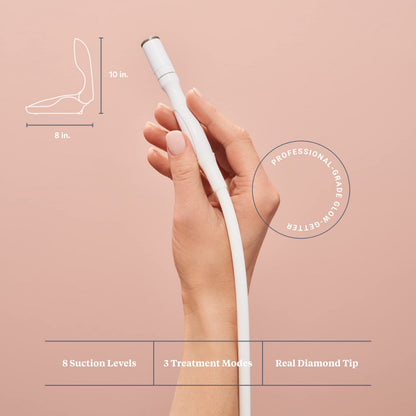 Trophy Skin MicrodermMD - At Home Microdermabrasion Kit - Anti Aging and Acne Treatment - Contains Real Diamond and Pore Extractor Tips to Rejuvenate Skin and Reduce Acne Scars
