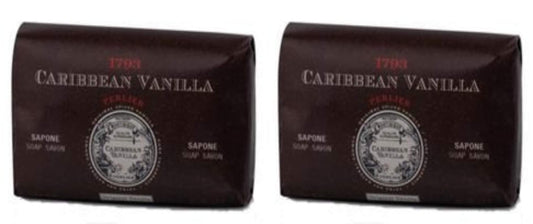 Perlier Caribbean Vanilla Original Vanilla Scented Soap 4.4oz, Pack of 2
