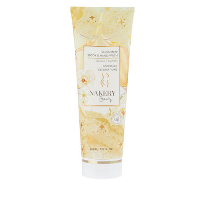 Nakery SkinRestore Body + Hand Wash | Ultra-Foaming | Reinvigorates the Skin | Sulfate-Free (Sparkling Celebrations)
