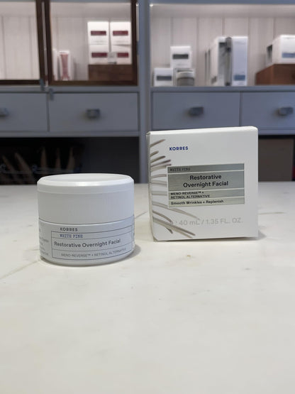 KORRES White Pine Meno-Reverse Restorative Overnight Facial, 1.35 fl. oz.