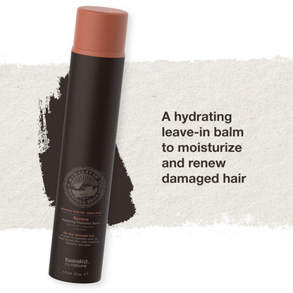 Tweak’d by Nature - Restore Hydrating Treatment Balm, for Men and Women, Controls Frizz and Moisturizes Hair for Soft Feel and Healthy Shine, Cruelty Free