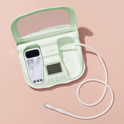 Trophy Skin MicrodermMD - At Home Microdermabrasion Kit - Anti Aging and Acne Treatment - Contains Real Diamond and Pore Extractor Tips to Rejuvenate Skin and Reduce Acne Scars
