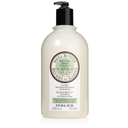 Perlier Shea Butter with Pure Bath & Shower Cream, 101.4 fl