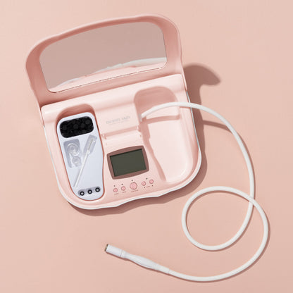 Trophy Skin MicrodermMD - At Home Microdermabrasion Kit - Anti Aging and Acne Treatment - Contains Real Diamond and Pore Extractor Tips to Rejuvenate Skin and Reduce Acne Scars