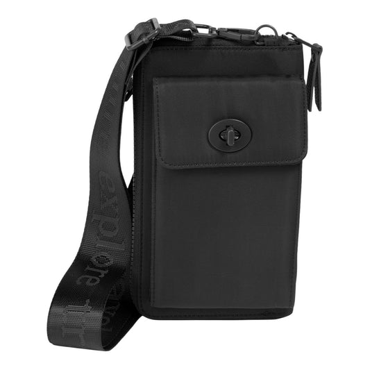 Samantha Brown To-Go Phone Crossbody, Solid Black