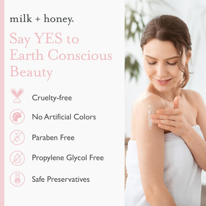 milk + honey Body Cream for Women and Men, Ultra-Nourishing Moisturizing Lotion