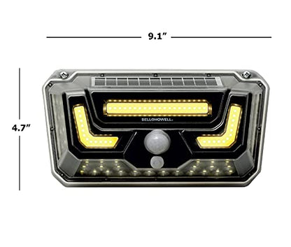 Bell+Howell Solar Bionic Wall Light Solar Lights Outdoor with Motion Sensor