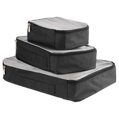 Samantha Brown 3-piece Packing Cubes (Black), S7818-67-3C