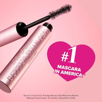 Too Faced Better Than Sex Volumizing Mascara | Volume, Length + Peptides
