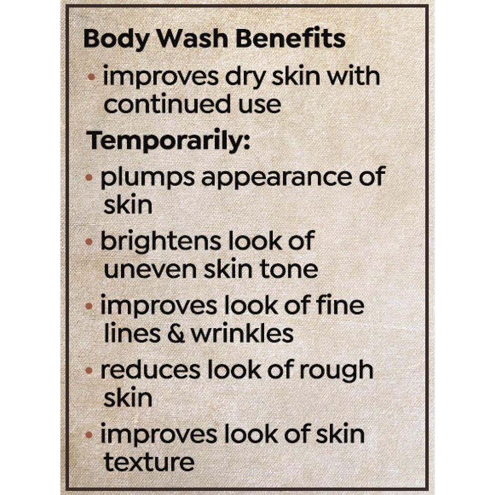 Tweak'd by Nature Agua de Coco Body Wash, Nourishing and Brightening, Sunkissed Coconut Scent, with Ceramides, Niacinamide, and Hyaluronic Acid