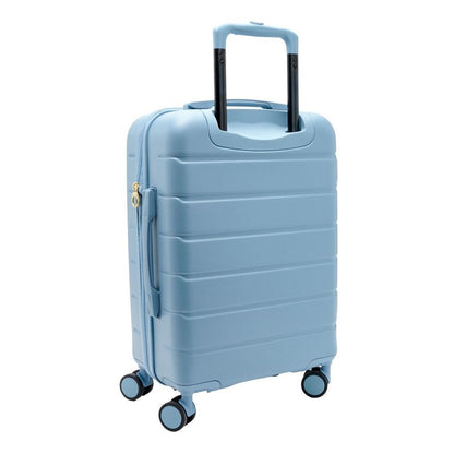 Samantha Brown Frontload 22" Hardside Carry-On with Antitheft Lock - Denim Blue