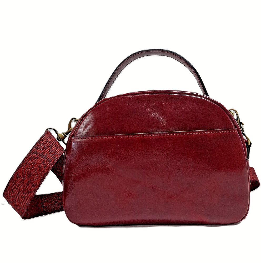 Patricia Nash Top Handle Crossbody - The Delphia - Rubby Red - New