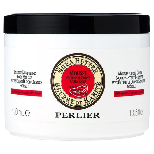 Perlier Shea Butter Body Mousse Blood Orange 13.5fl oz