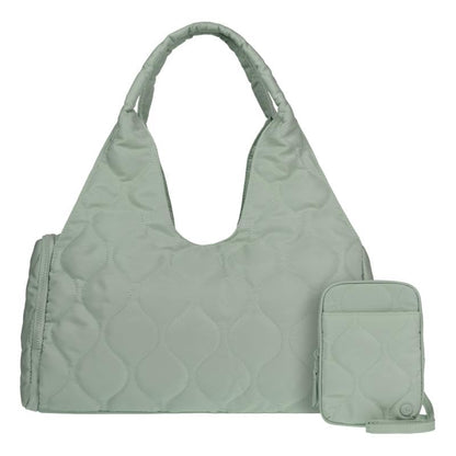 Samantha Brown To-Go Quilted Travel Hobo with Crossbody