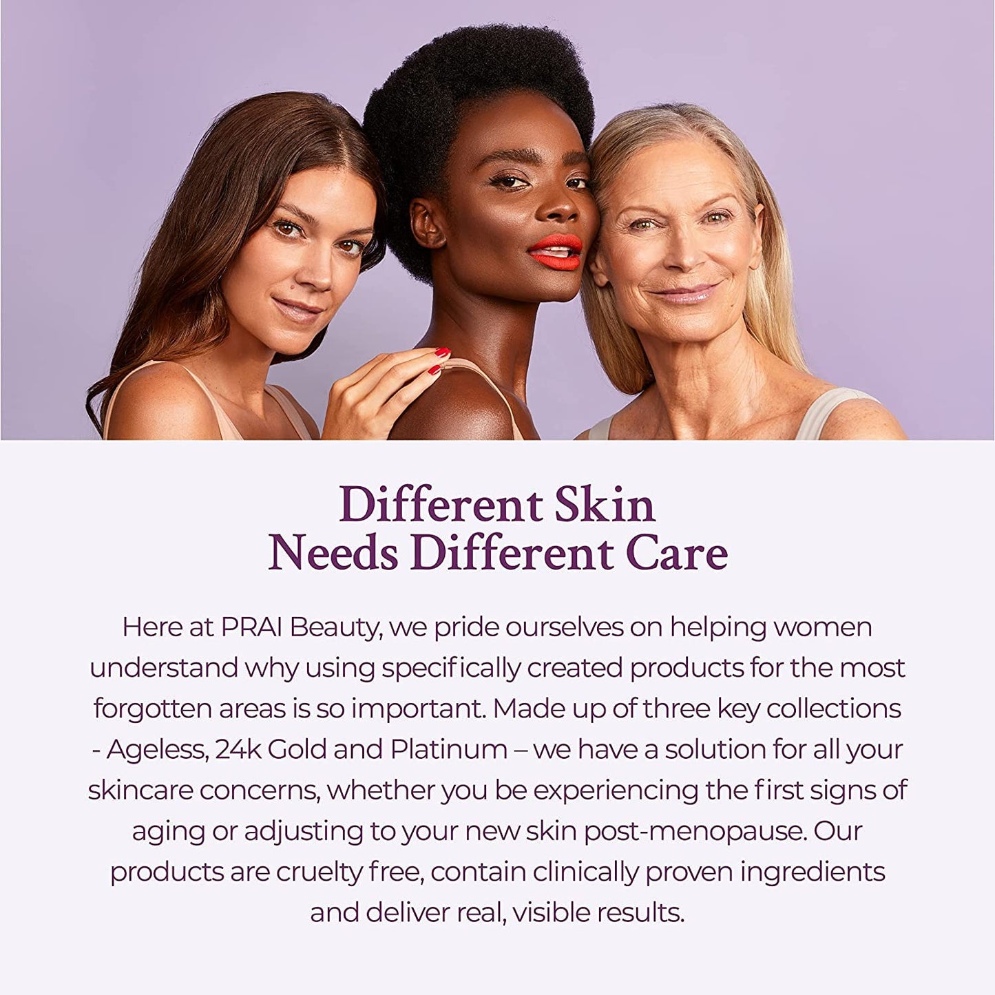 PRAI Beauty Ageless Day & Night Neck Kit | 1 Throat & Decolletage Day Creme and 1 Throat & Decolletage Night Creme | Skin Tightening Cream Set for Instantly Ageless Neck