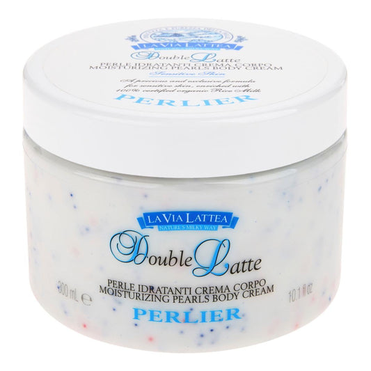 Perlier Double Latte Nourishing Pearl Body Cream 10.1 oz.