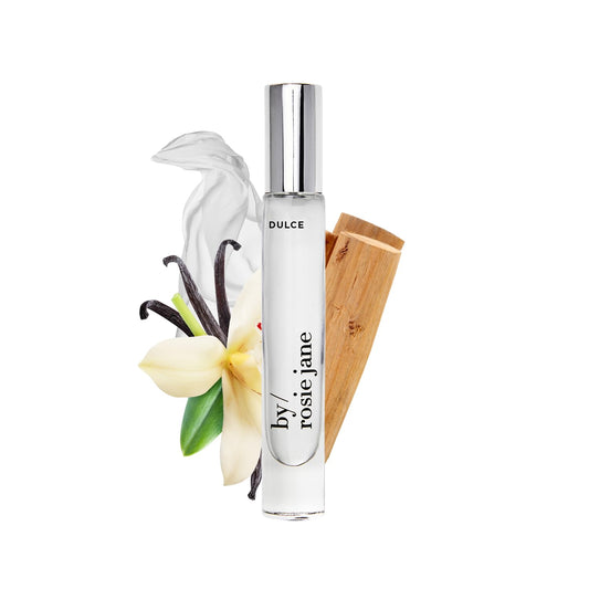 By Rosie Jane Eau De Parfum Travel Spray - Clean Perfume for Women - Essential Oil Mist with Notes of Nude Musk & Sweet Rose - Women's Fragrances