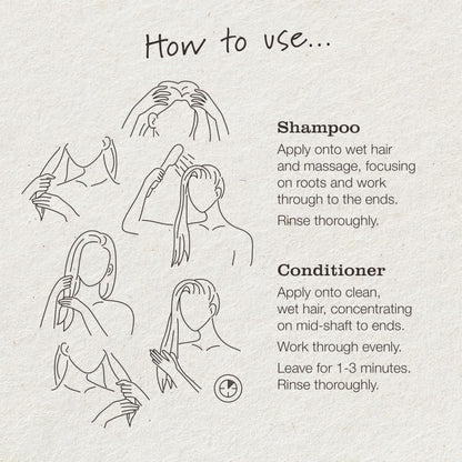 Tweak’d by Nature - Rise & Shine Volumizing and Thickening Shampoo and Conditioner Set for Fine Hair, Hydrating Hair Care for Soft, Tangle-Free Finish, Cruelty Free