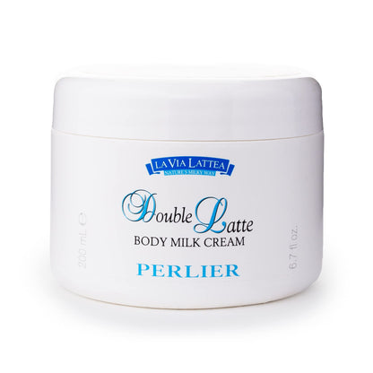 Perlier Double Latte Body Milk Cream For Senitive Skin ~ 6.7oz