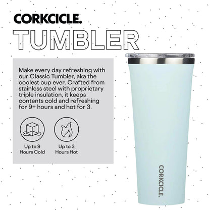 Corkcicle Tumbler Insulated Stainless Steel Bottle/Thermos, 16 oz, Brushed Copper