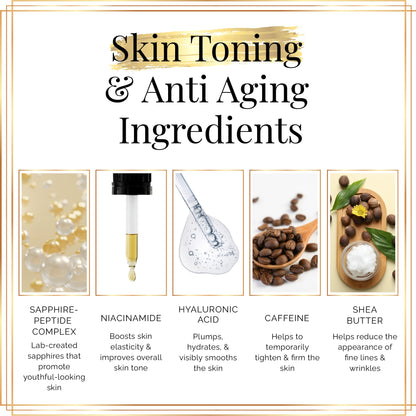 Nakery Body Butter Anti Aging Moisturizer - Body Cream Skin Tightening Cream & Neck Firming Cream, Moisturizing Cream & Neck Tightening Cream for Body & Face Cream for Dry Skin 300ml