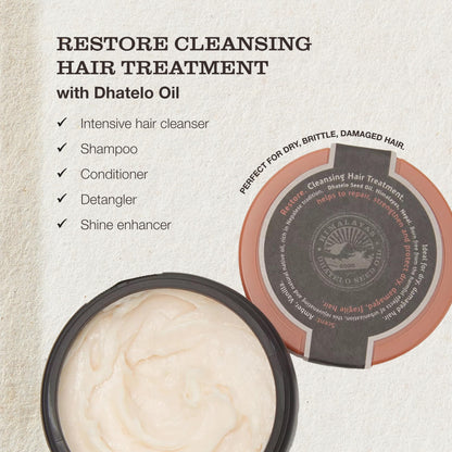 Tweak’d by Nature - Restore Cleansing Hair Treatment, 5-in-1, Strengthens and Nourishes Dry Hair for Silky and Soft Feel, Cruelty Free