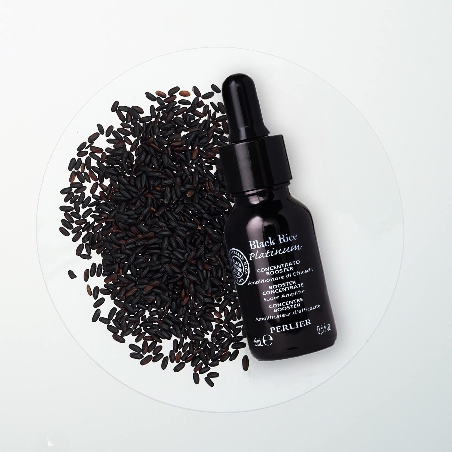 Perlier Black Rice Platinum Ultra Renewing Booster Face Serum, 0.5 fl. oz.