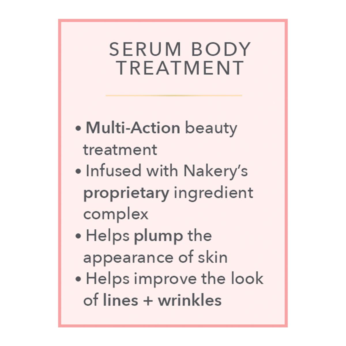 Nakery Beauty SkinFirm Serum Body Treatment 8.4 fl. oz.